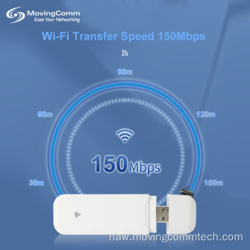 ʻOi aku ka maikaʻi o nā kumukūʻai 4g USB WiFi Dongle 3G MINI UFI UFI i kākoʻo i ka Operators Operators Stit Card Cat4 WiFi Modem